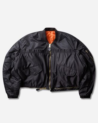 Prototypes 2 Way Bomber Jacket Black