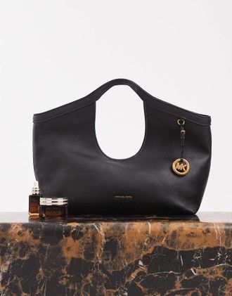 Michael Kors Haddie - Borsa shopping grande nera-Nero
