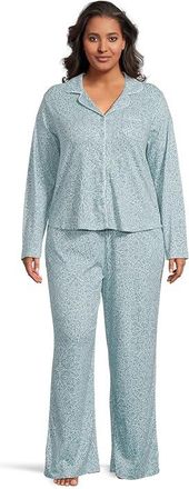 Karen Neuburger Plus Size Novelty Print Long Sleeve Girlfriend Pajama Set Womens Pajama Sets Medallion : 2X (Womens 20W-22W)