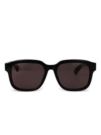 Gucci square-frame sunglasses - men - Recycled Acetate - 55 - Black
