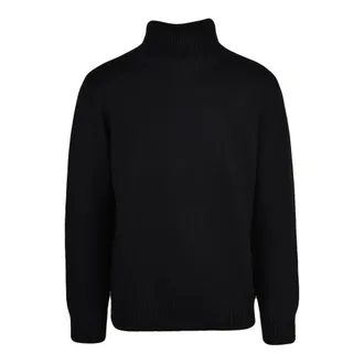 Add Truien & Vesten, Heren, Zwart, L, Wol, Maglione Collo Alto