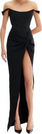 Mother of All Olive Corset Dress In Black