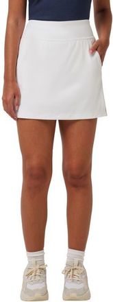 Travis Mathew Move Knit Game Set Match Skort in White at Nordstrom, Size Xx-Large