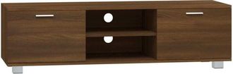vidaXL Mobile tv Rovere Marrone 140x40,5x35 cm in Legno Multistrato Vidaxl