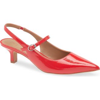 Nordstrom Rack Miranda Slingback Pump in Red Grenadine at Nordstrom Rack, Size 5.5