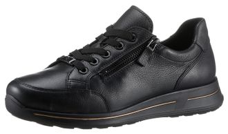 Ara Sneaker ARA OSAKA, Damen, Gr. 9,5 (43,5), schwarz, Glattleder, unifarben, Schuhe Sneaker, Freizeitschuh, Halbschuh, Schn&uuml;rschuh in Komfortweite H = se