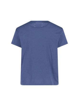 Maison Margiela Mens T-Shirts And Polos Blue Cotton