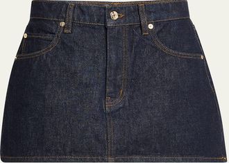 Frame Denim The Denim Mini Skirt