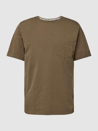 Colours & Sons T-Shirt mit Brusttasche Modell SLUB YARN in Oliv, Gr&ouml;&szlig;e S