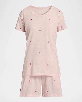 Papinelle Sleepwear Jada Posy Boxer Pajamas