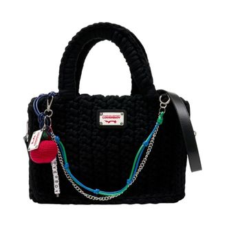 Charles Jeffrey Loverboy LOVERBOY by Charles Jeffrey, Handbags, unisex, Black, Size: ONE SIZE Apple Charm Tote Bag