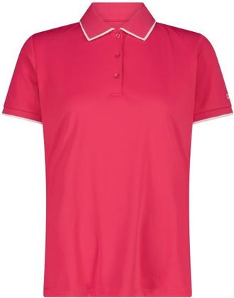 F.lli Campagnolo Polo Stretch Piquet Polo-Shirt f&uuml;r Damen | rosa/rot