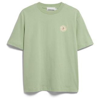 Armedangels Tarjaa Graphic T-Shirt f&uuml;r Damen | gr&uuml;n