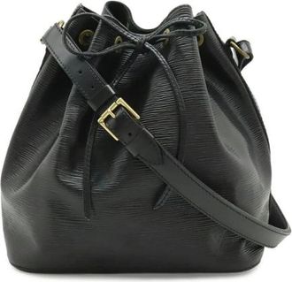 Louis Vuitton Pre-owned Epi Petit Noe Shoulder Bag - Dames - Vintage Tas - Zwart - ONE Size - Leer - Vintage