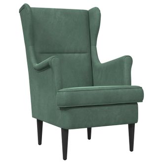 vidaXL Sill&oacute;n Verde Mar Terciopelo Vidaxl