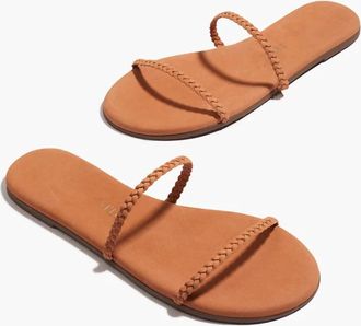 Tkees Womens Gemma Classic Flat Sandals In Beige