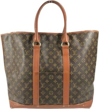 Louis Vuitton Pre-owned Tote Bags, female, Brown, Size: ONE SIZE Pre-owned Boston Bag - Monogram Canvas