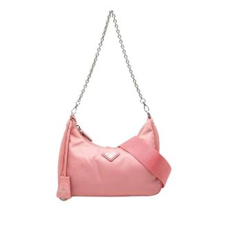 Prada Pre-owned Vintage Nylon Satchel - Dames - Vintage Schoudertas - Roze - ONE Size - Nylon - Vintage