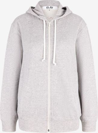 Comme Des Garçons Sweatshirt mit Kapuze aus Baumwolle Red Heart