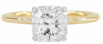 Verde 1ct IGI Certified Lab-grown Radiant Cut Solitaire Diamond Ring