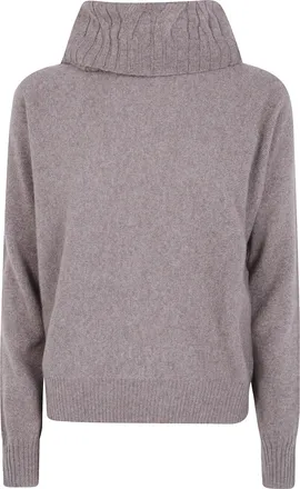 D.exterior D. EXTERIOR Sweater Hooded Cashmere Turtle Neck
