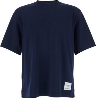 Thom Browne rwb Knit Trim T-shirt