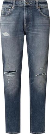 Pepe Jeans London Vintage Tapered Urban Jeans - Heren - Slim Fit Jeans - Blauw - W30 L32 - Katoen - Jeans