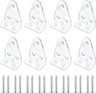 OEM Juego De 8 Clips De Pl&aacute;stico Transparente Para Fijar Persianas - Repuestos Para Persianas Horizontales Y Decoraci&oacute;n De Ventanas
