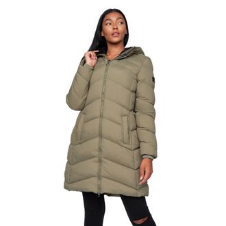 Crosshatch Womens/Ladies Mirander Jacket (Olive) - Size 14 UK