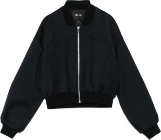 Maje Bomber con zip - Blu