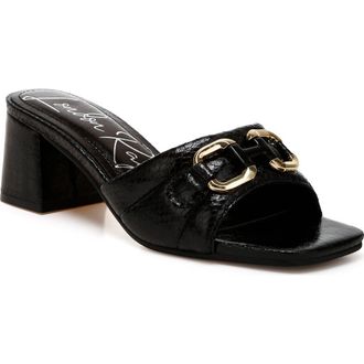 London Rag Bellamy Mule Sandal in Black at Nordstrom Rack, Size 8