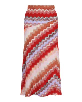 M Missoni Chevron Midi Skirt