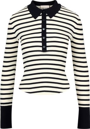 Semicouture Camisetas Y Polos Semicouture Crema+Azul