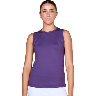 Sofibella UV Colors Womens Sleeveless Tennis Shirt in Plum at Nordstrom, Size X-Large