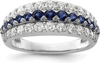 Diamond2Deal 14k White Gold Lab Grown Diamond Wedding Band Ring 1Ct Clarity- VS Color- G-H