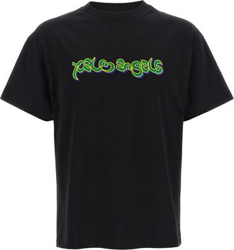 Palm Angels Black Crew Neck T-Shirt