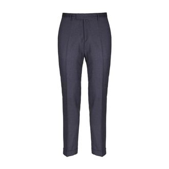 BRIGLIA 1949 Broeken, Heren, Grijs, XL, Katoen, Tailored Pantalon