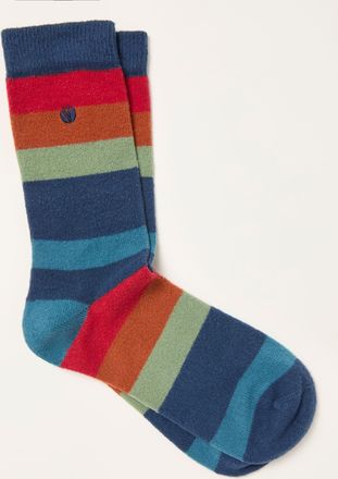 Fat Face FatFace Multi Colour Cosy Striped Socks