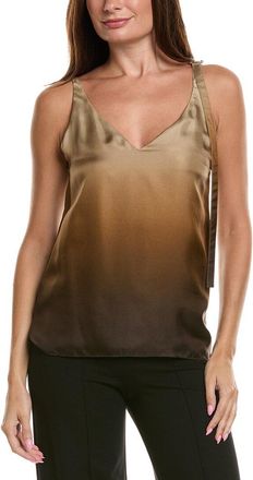 Sportmax Sportmax Alcuno Beige Gradient Silk Top