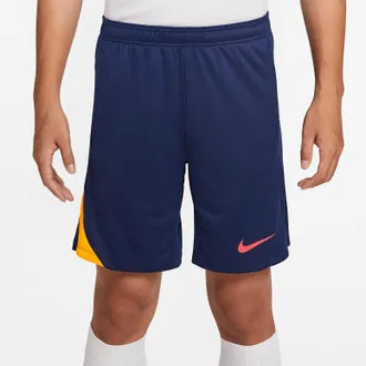 Nike Strike Dri-Fit Soccer Shorts Blue Void Laser Orange FN2402-494