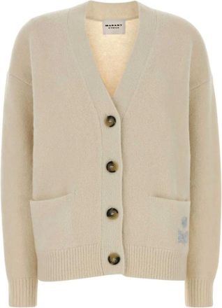 Isabel Marant Cardigans, female, White, Size: XS Eborah Cardigan