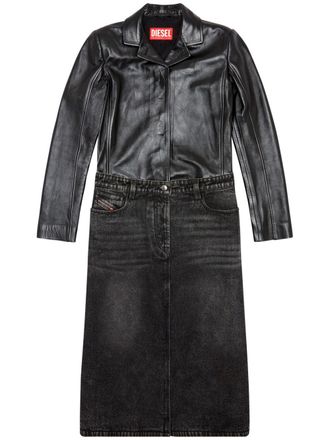 Diesel L-Ory Hybrid coat - Black