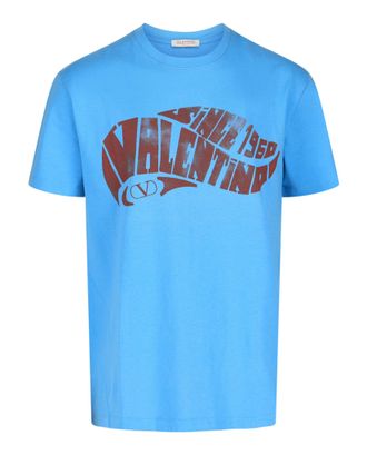 Valentino Logo-Print Cotton-Jersey T-Shirt