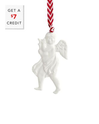Wedgwood Christmas Ornament: Cherub Gabriel With $7 Credit