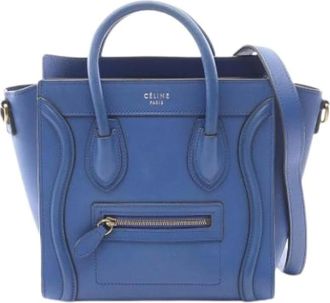 Celine Pre-owned Tote Bags, female, Blue, Size: ONE SIZE Pre-owned Vintage Tote Bag