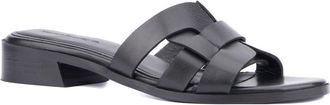 Vintage Foundry Co. Lacy Woven Strap Slide Sandal in Black at Nordstrom Rack, Size 6.5