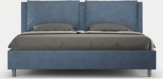 Les Tendances Cama Matrimonial Contenedor Moderno Antea 200x200 - Azul Marino