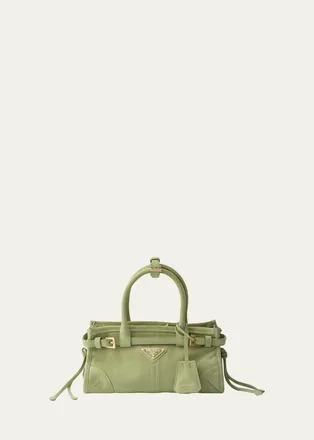 Prada Bonnie Suede Shoulder Bag