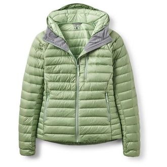 RAB Microlight Alpine Hoody Daunenjacke f&uuml;r Damen | oliv/gr&uuml;n