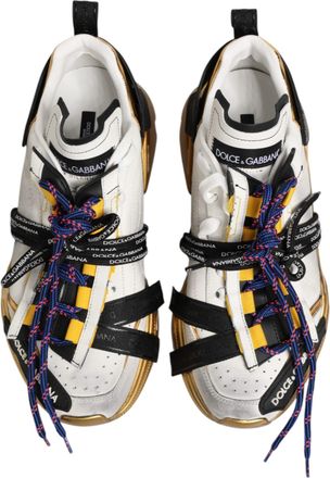Dolce & Gabbana Mens Multicolor Daymaster Low Top Sneakers Shoes Pl+pu+tu+vi+70lf
